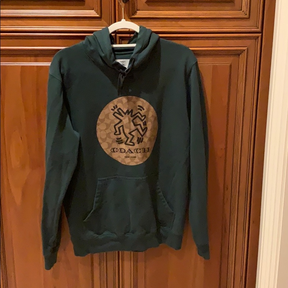 Coach hoodie - green